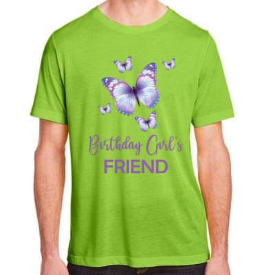 Friend Of The Birthday Butterfly Family 1st Birthday Meaningful Gift Adult ChromaSoft Performance T-Shirt