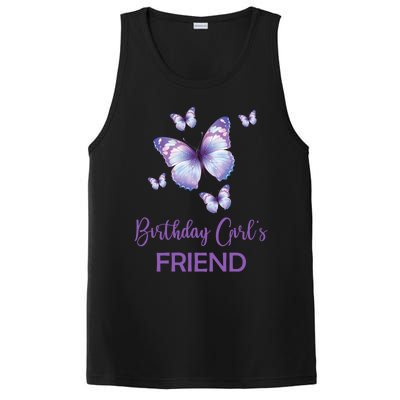 Friend Of The Birthday Butterfly Family 1st Birthday Meaningful Gift PosiCharge Competitor Tank