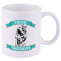 Foyesade Oluokun Think Take Aways 11oz C Handle Ceramic Mug