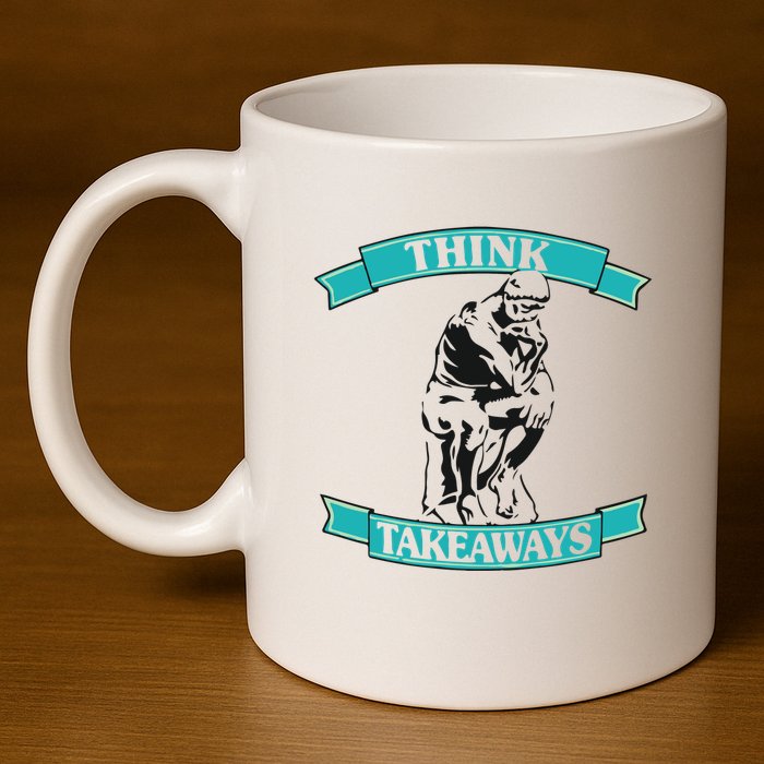 Foyesade Oluokun Think Take Aways 11oz C Handle Ceramic Mug