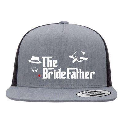 Father Of The Bride The Bridefather Flat Bill Trucker Hat