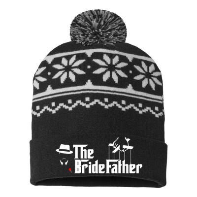 Father Of The Bride The Bridefather USA-Made Snowflake Beanie