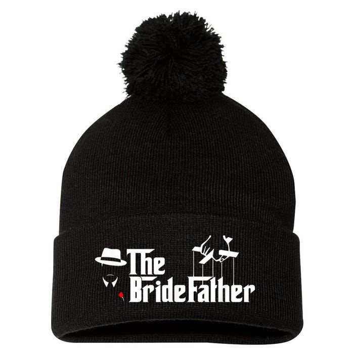 Father Of The Bride The Bridefather Pom Pom 12in Knit Beanie