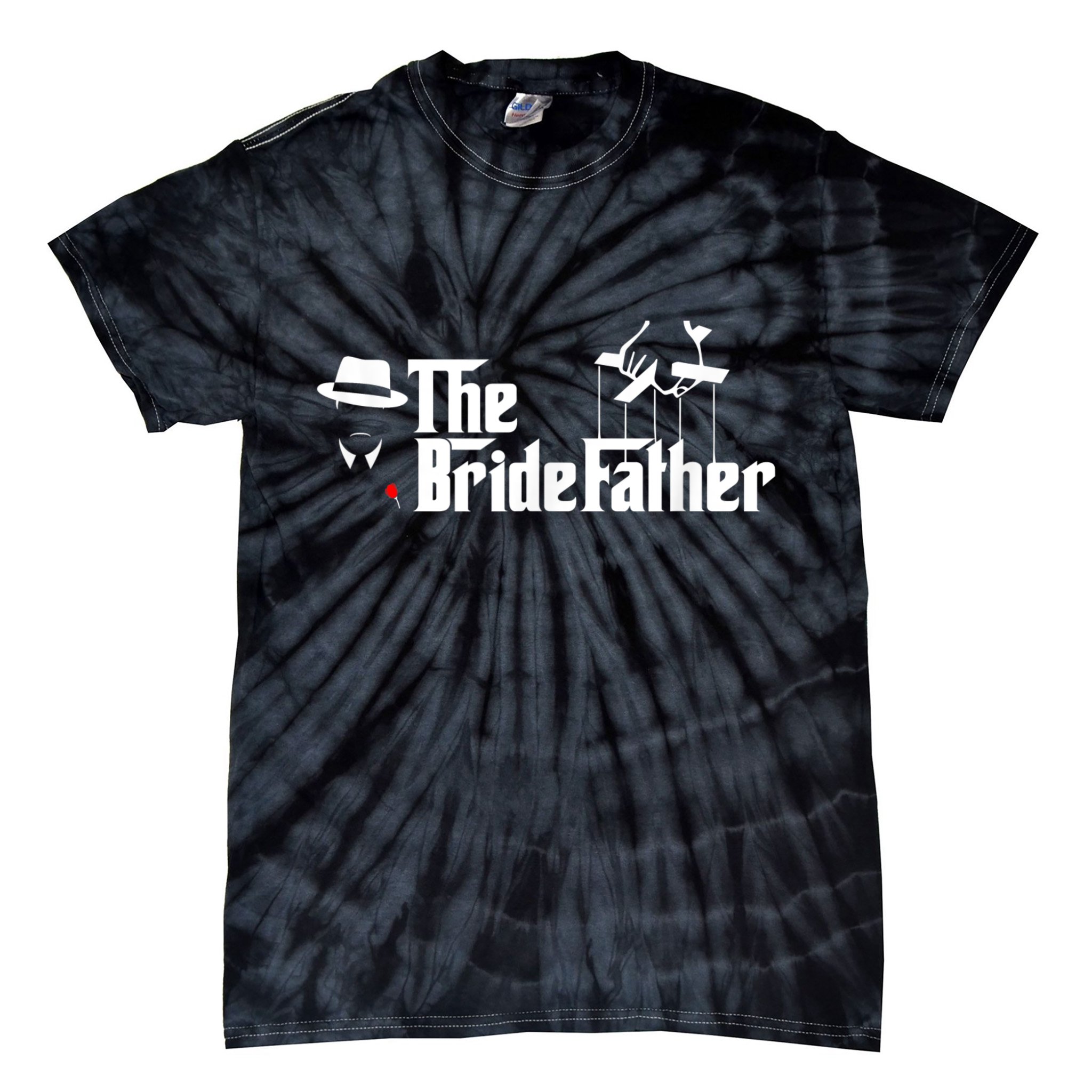 Father Of The Bride The Bridefather Tie-Dye T-Shirt