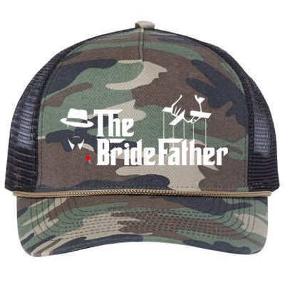 Father Of The Bride The Bridefather Retro Rope Trucker Hat Cap