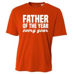 Father Of The Year Every Year Cool Gift Cooling Performance Crew T-Shirt