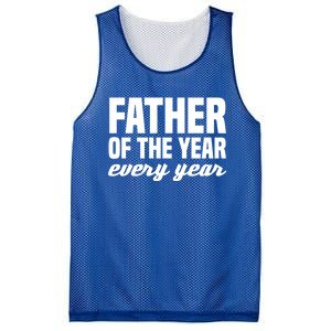 Father Of The Year Every Year Cool Gift Mesh Reversible Basketball Jersey Tank