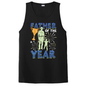 Father Of The Year Papa Dad Daddy Husband Poppa Stepdad Gift PosiCharge Competitor Tank