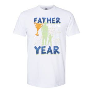 Father Of The Year Papa Dad Daddy Husband Poppa Stepdad Gift Softstyle CVC T-Shirt