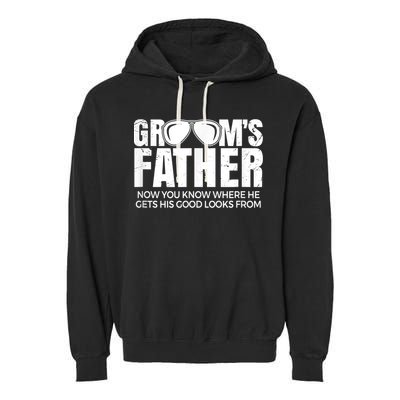 Father Of The Groom Garment-Dyed Fleece Hoodie