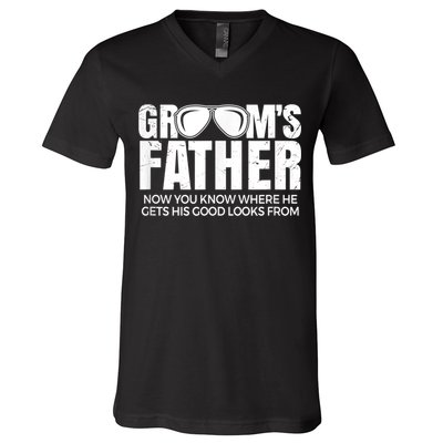 Father Of The Groom V-Neck T-Shirt