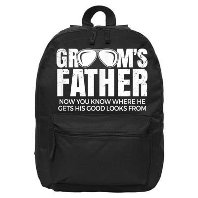 Father Of The Groom 16 in Basic Backpack