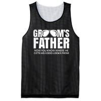 Father Of The Groom Mesh Reversible Basketball Jersey Tank