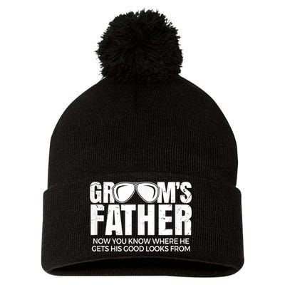 Father Of The Groom Pom Pom 12in Knit Beanie