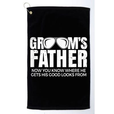 Father Of The Groom Golf Towel