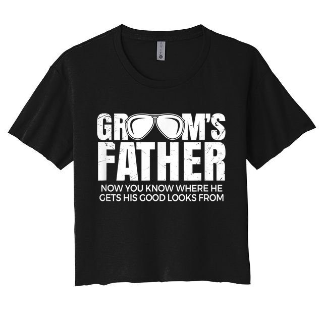 Father Of The Groom Crop Top
