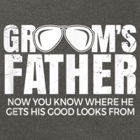 Father Of The Groom Cotton Canvas Backpack