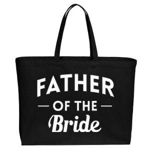 Father Of The Bride Father The Bride JGA Cotton Canvas Jumbo Tote