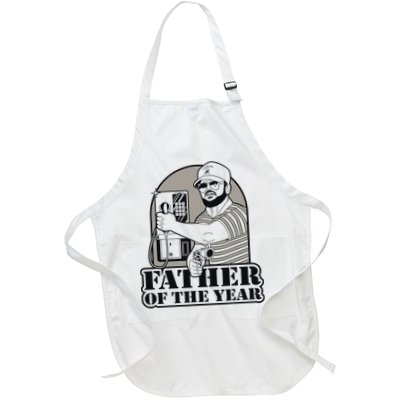 Father Of The Year Gary Plauche Fathers Day Vintage Apron