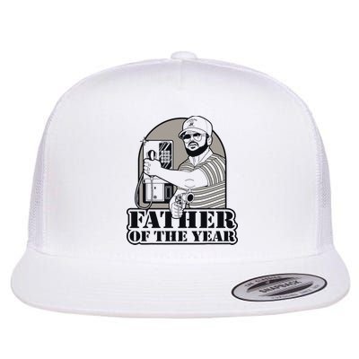 Father Of The Year Gary Plauche Fathers Day Vintage Flatbill Hat
