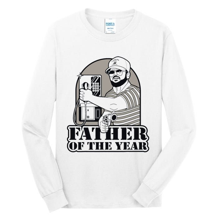 Father Of The Year Gary Plauche Fathers Day Vintage Tall Long Sleeve T-Shirt