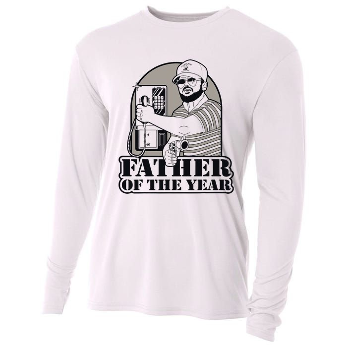 Father Of The Year Gary Plauche Fathers Day Vintage Cooling Performance Long Sleeve Crew