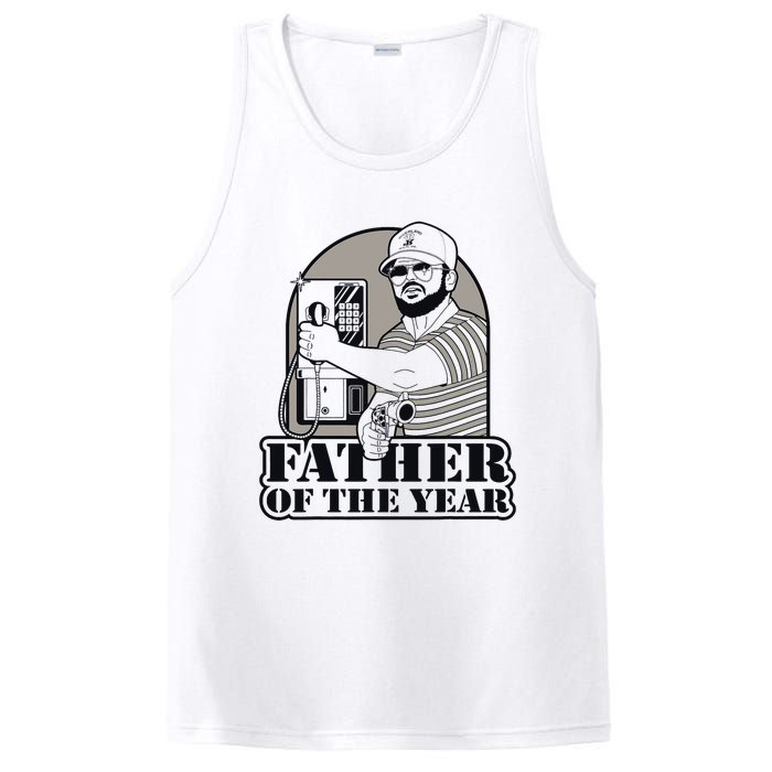 Father Of The Year Gary Plauche Fathers Day Vintage PosiCharge Competitor Tank