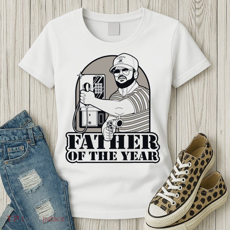 Father Of The Year Gary Plauche Fathers Day Vintage Womens T-Shirt