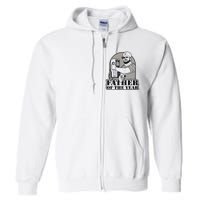 Father Of The Year Gary Plauche Fathers Day Vintage Full Zip Hoodie