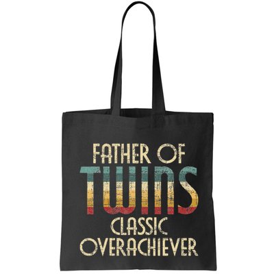 Father Of Twins Twin Dad New Dad Of Twins Bag