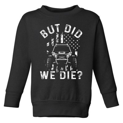 Funny Offroading Utv Offroad Off Road Vehicle Rock Crawling Toddler Sweatshirt