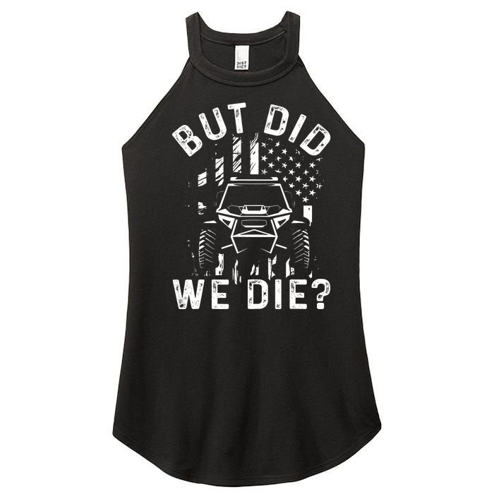 Funny Offroading Utv Offroad Off Road Vehicle Rock Crawling Women's Perfect Tri Rocker Tank