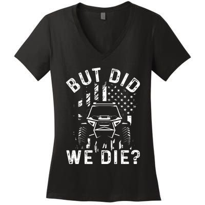 Funny Offroading Utv Offroad Off Road Vehicle Rock Crawling Women's V-Neck T-Shirt