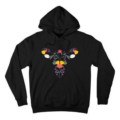 Floral Ovary Uterus Flower Vagina Women Rights Feminist Tall Hoodie