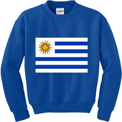 Flag Of Uruguay Proud Patriot Souvenir Patriotic National Gift Kids Sweatshirt