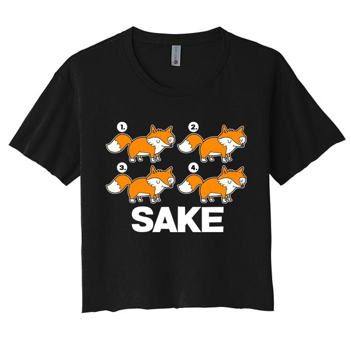 Four Fox Sake Women's Crop Top Tee