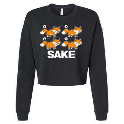 Four Fox Sake Cropped Pullover Crew