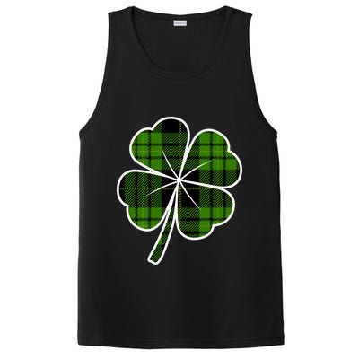 Four Leaf Clover Plaid PosiCharge Competitor Tank