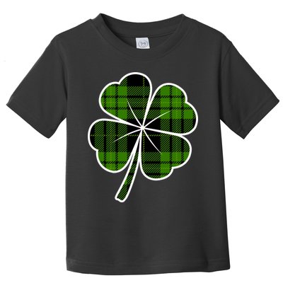 Four Leaf Clover Plaid Toddler T-Shirt