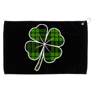 Four Leaf Clover Plaid Grommeted Golf Towel