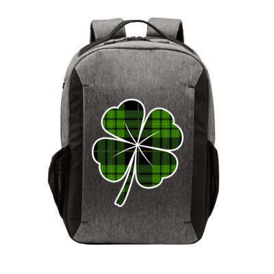 Four Leaf Clover Plaid Vector Backpack