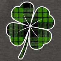 Four Leaf Clover Plaid Vector Backpack