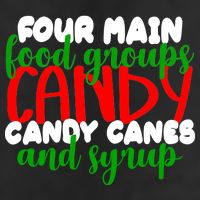 Four Main Food Groups Candy Canes & Syrup  Adult Drive Performance Visor