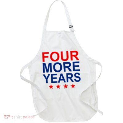 Four More Years Re-Elect Trump Full-Length Apron With Pockets