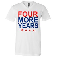 Four More Years Re-Elect Trump V-Neck T-Shirt