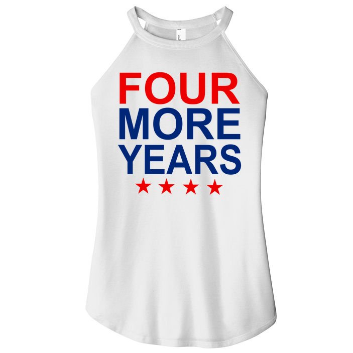 Four More Years Re-Elect Trump Women's Perfect Tri Rocker Tank