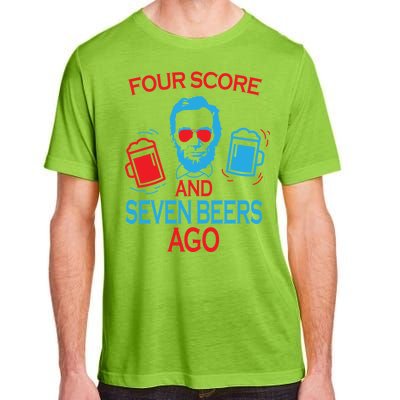 Four Score and Seven Beers Ago Adult ChromaSoft Performance T-Shirt