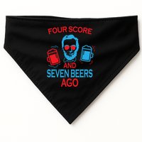 Four Score and Seven Beers Ago USA-Made Doggie Bandana
