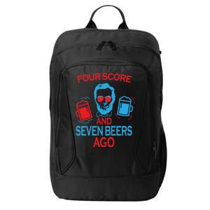 Four Score and Seven Beers Ago City Backpack