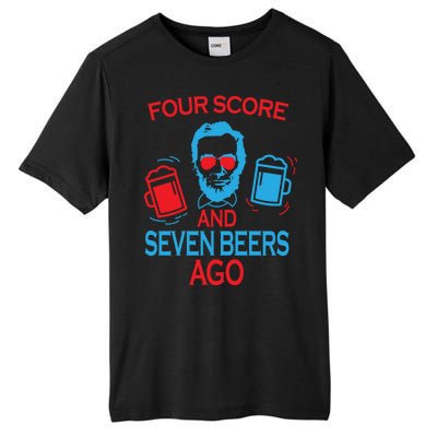 Four Score and Seven Beers Ago Tall Fusion ChromaSoft Performance T-Shirt